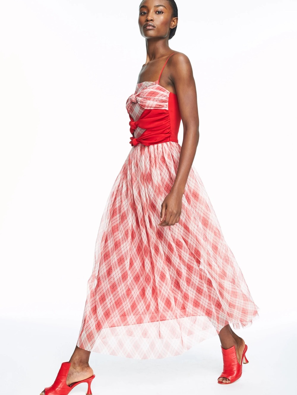 Adam Lippes plaid Cami dress - size 4